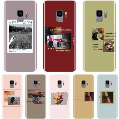 Case For Samsung Galaxy Note 9 8 5 4 Pink Art Soft Silicone Back Cover For Samsung Galaxy S8 S9 Plus S5 S6 S7 Edge Phone Case