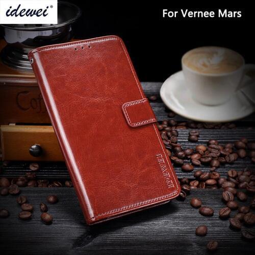 Vernee Mars Case Cover Luxury Leather Phone Case For Vernee Mars Protective Flip Case Wallet Case