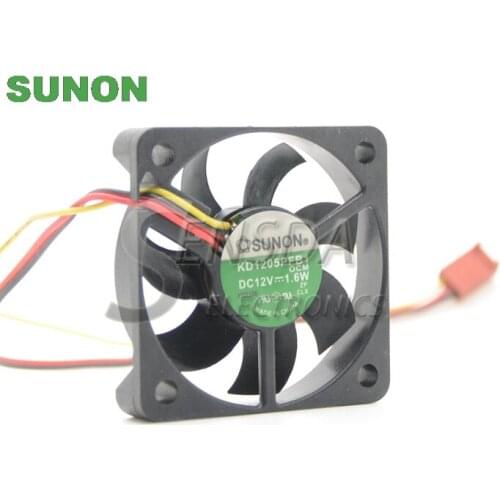 For Sunon DC Fan KD1205PFB1 5x5x1 5cm DC12V 1.6W Axial Cooling fan
