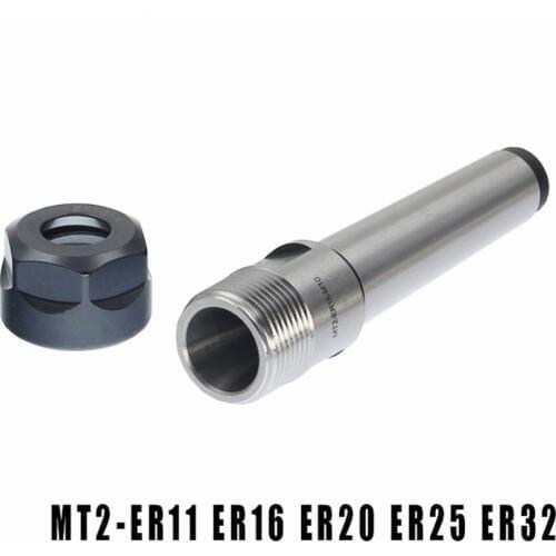 ER32 ER25 ER20 ER16 ER11 MT2 M10 MTA2 Drawbar CNC Milling Steel Material Collet Chuck Holder