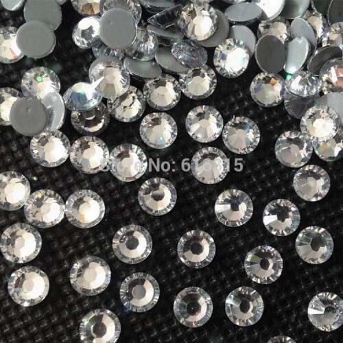 Hot selling of 6a dmc QUALITY grade ss34 7mm 144 pcs per pack hot fixing for motifs design rhinestones