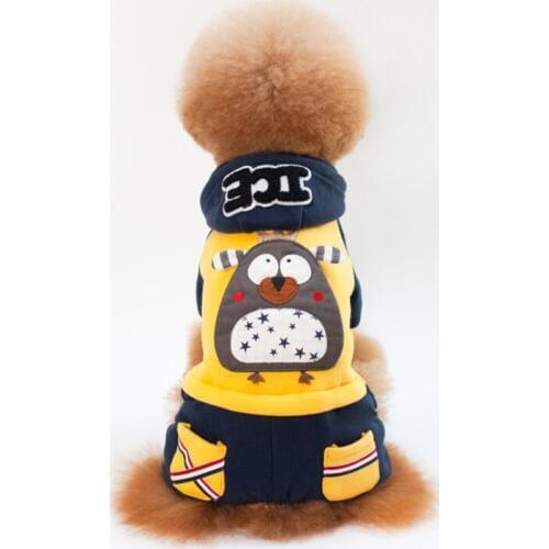 Hot Sale Winter Pet Dog Clothes Super Warm Jacket For Small Dogs Waterproof Dog Coat Thicker Cotton Hoodies For Chihuahua