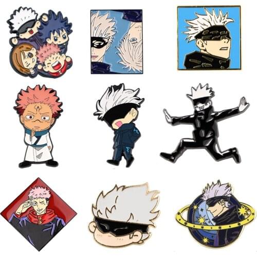 K3145 Anime Boy Enamel Pins Cute Brooch Bag Clothes Lapel Pin Cartoon Badge Cosplay Jewelry Gift Boyfriend