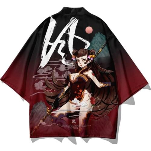 Kimono Man Woman Japanese Clothes Yukata Male Samurai Costume Haori Obi Beach Mens Summer Cardigan Japanese Streetwear Jacket