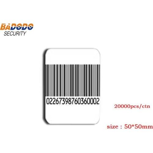 Hottest Sales Popular 50*50mm EAS RF Label for EAS 8.2MHz RF system 20000pcs/lot