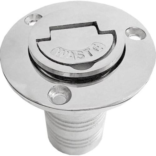 Boat 316 Marine Grade Stainless Steel 1.5" Waste Deck Filler / Fill Keyless Cap Boat Accessories Socket Yacht