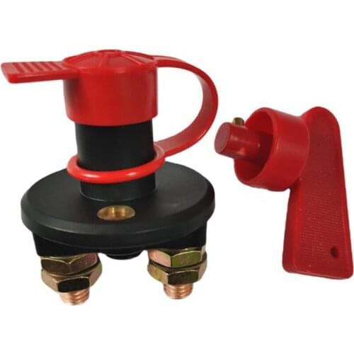 M8 Two-hole car power switch knob type battery anti-leakage power-off switch