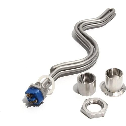 DN25 1inch BSP/NPT Immersion Water Heater Heating Element for Homebrew and Distilling Equipment 240V 4.5KW5.5KW6.5KW