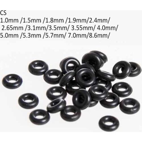 CS1.2 * OD 3.5 4.2 5 5.5 6 6.5 8 9.5 10 11 12mm rubber O-ring seals ring toy water proof DIY thread spacer gasket washer Nitrile