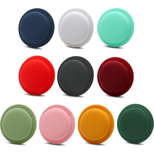 Silicone Case For Apple Airtags Liquid Silicone Protective Cover For Apple Locator Tracker Anti-lost Device Keychain Protection