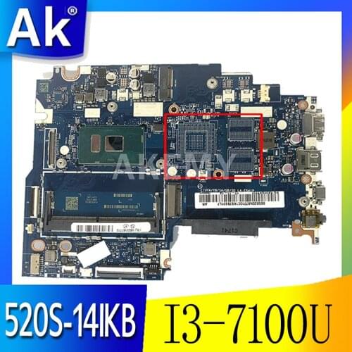 520S-14IKB motherboard Mainboard for lenovo ideapad CIUYA/SA/SB/SD LA-E541P 80X2 CPU:I3-7100U FRU 5B20P10991 5B20P10985 100%NEW