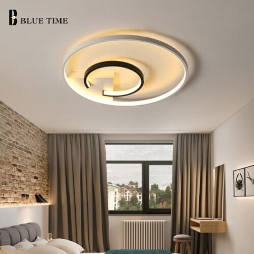 Modern Led Ceiling Light Round Chandelier Ceiling Lamp for Living room Bedroom Dining room Kitchen Led Lustres Fixture 110V 220V