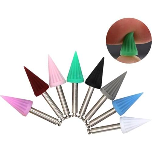 100pcs/box Dental Polishing Brush Cup Dentist Rubber Silicone Tool Prophy Polishing Cup Teeth Whitening Products