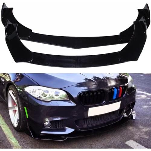 Universal Car Front Bumper Lip Spoiler Protector Bumper Splitter Skirt Body Kit For Tesla Model 3 bmw f10 f20 f30 e46 e60 e90