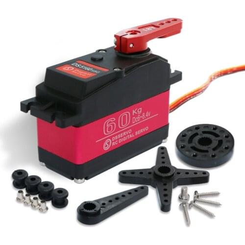 High Torque HV Waterproof Servo 60kg DS5160 Robot Servo Metal Gear Digital Servo for 1/5 Redcat HPI Baja 5B SS RC Car
