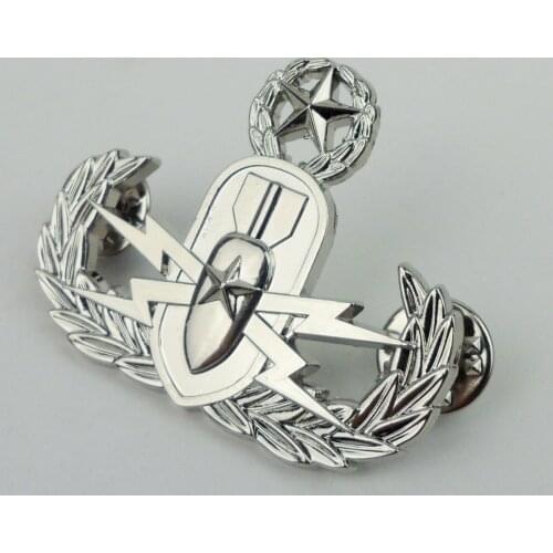US EXPLOSIVE ORDNANCE DISPOSAL BADGE U.S. NAVY EOD WARFARE INSIGNIA PIN Military Store