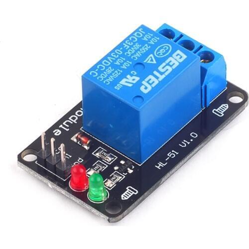 1PCS 1 Channel 3V Relay Module with Lights without Optocoupler Blackboard
