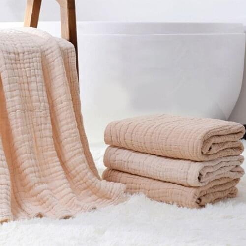 6 Layers Cotton Baby Receiving Blanket Infant Kids Swaddle Wrap Blanket Sleeping Warm Quilt Bed Cover Muslin