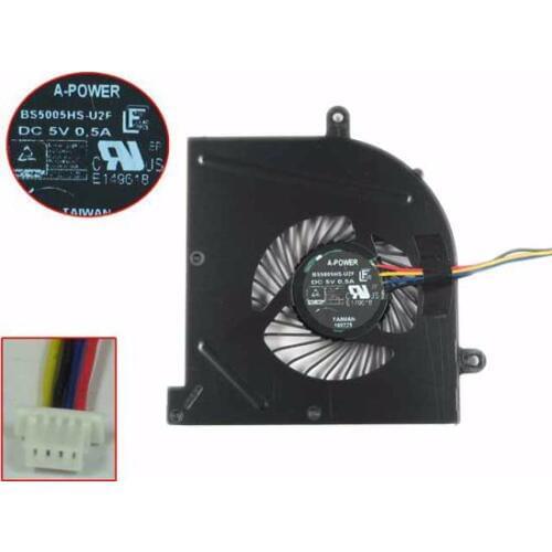 A-Power BS5005HS-U2F1 GS63VR DC 5V 0.5A 4-Wire Server Cooling Fan