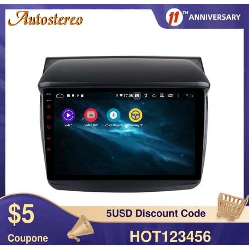 Wireless Carplay For Mitsubishi L200 Trion 2007+ Android 10.0 Car GPS Navigation Unit Radio Recorder Multimedia Player Head Unit
