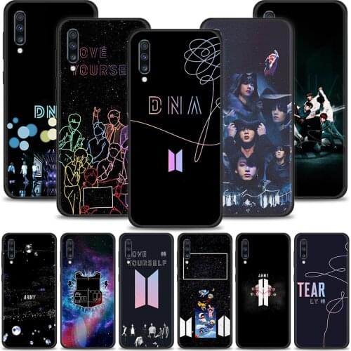 Dynamite Kpop Boys Cover For Samsung Galaxy A50 A70 A10 A20e A30 A40 A20s A10s A10e A80 A90 A60 A30s Black Case Shell Silicone
