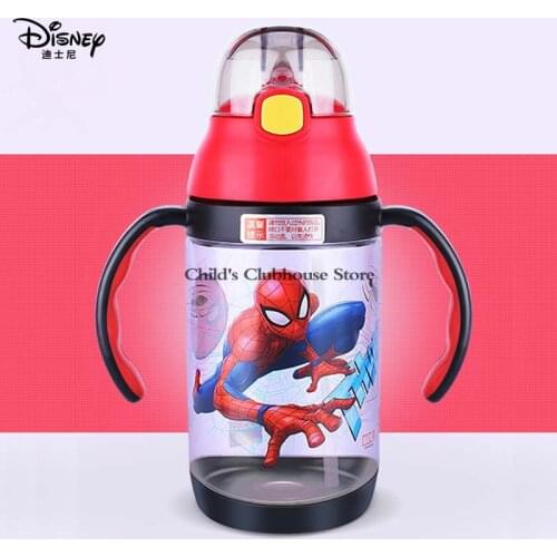 Disney Sippy Cup Childrens Water Cup Baby Learn to Drink Cup Drop Resistant with Handle Kindergarten Kettle