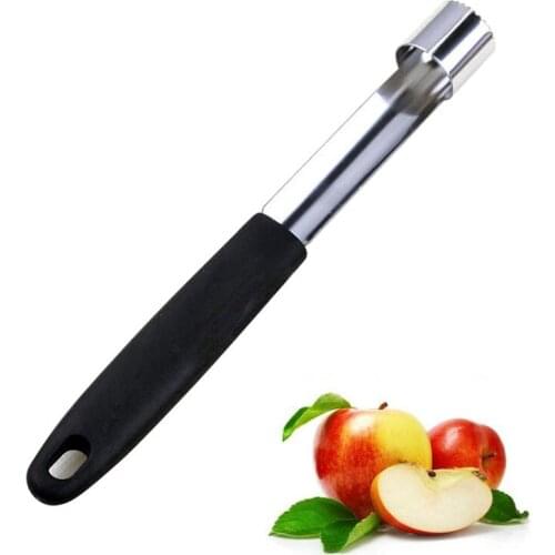 Home Stainless Steel Apple Fruit Vegetable Corer Fruit Seed Core Remover Pear Apple Corer Seeder Slicer Knife Kitchen Gadgets