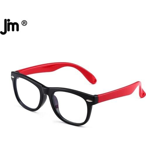JM Kids Square Blue Light Glasses Girls Boys Anti Blue Light Blocking Computer Glasses