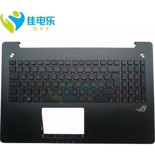 G550JK Laptop Keyboard n550 n550jk n550jx n550ja n550jv G550J gl550jk gl550j TR backlit Palmrest Top case 90NB04L3-R31TU0