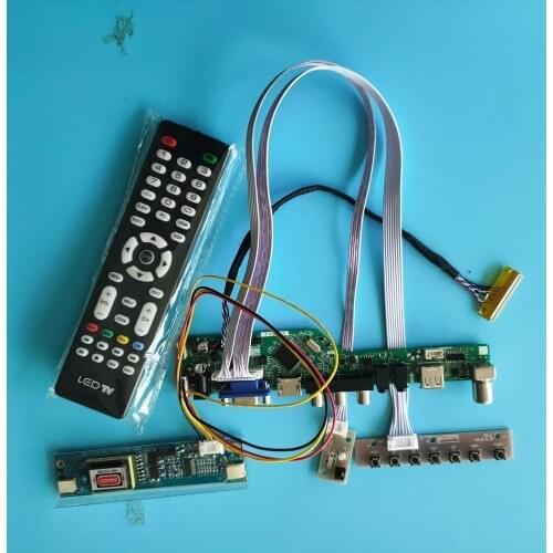 Kit For MT220WW01 V.6 Panel Driver LED Display 1680x1050 Controller Board HDMI 2 lamps Screen Audio USB LCD VGA AV TV LVDS 22"