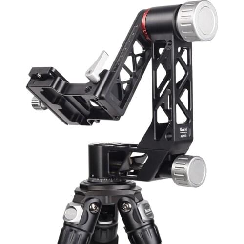 KUANI XGH-3 Professional Heavy Duty Gimbal Head 360 Degree Panoramic Gimbal Head Mount for Tripod DSLR Camera Telephoto Lens