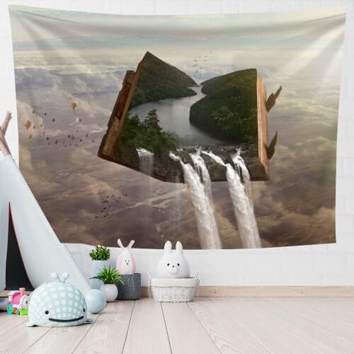 Llamazing Forest Tapestry Home Decor Landscape Tapestry LivingRoom Bedroom Decoration Tapestry Magic Tapestry Curtain Home Decor