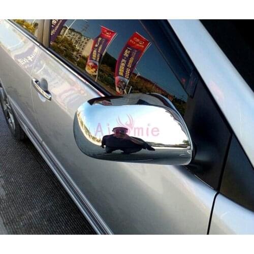 For Corolla 2008 2009 2010 Yaris Vios XP90 2005-2013 Side Wing Mirror Cover Rear View Overlay Chrome Auto Accessories