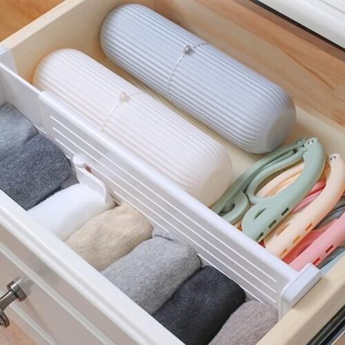 Drawer Divider Shelve Closet-Separator Partition-Board Wardrobe Storage Adjustable DIY Organizer Divider Retractable home office