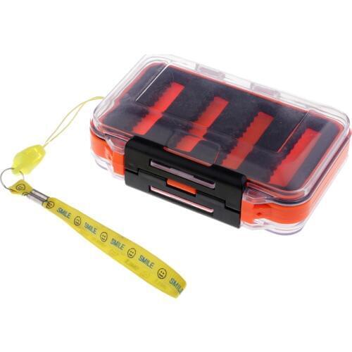 PORTABLE SEA CARP FISHING WATERPROOF FLY FISHING TACKLE LURE HOOKS BOX CASE