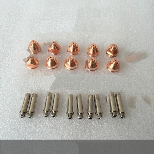After Market Thermal Dainemics 9-5633 Electrode 9-5631 Tip 100pcs 10-60A For PCH-51 PCM-51 Plasma Torch