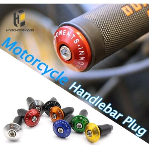 Motorcycle Handle Bar End Weight Handlebar Grips Cap Anti Vibration Silder Plug For Yamaha Kawasaki honda Dirt Bike Parts