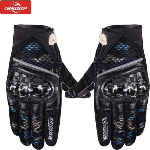 BSDDP Motorcycle Unisex Breathable Non-Slip Cycling Gloves Touchscreen Full Finger Waterproof Outdoor Camping Hiking Protective