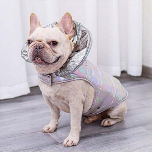 A Dog Winter Coat Coats Warm Clothes Small Puppy Clothing For French Bulldog Dogs Pets Waterproof Suit Cat Pet Jackets Snowsuit