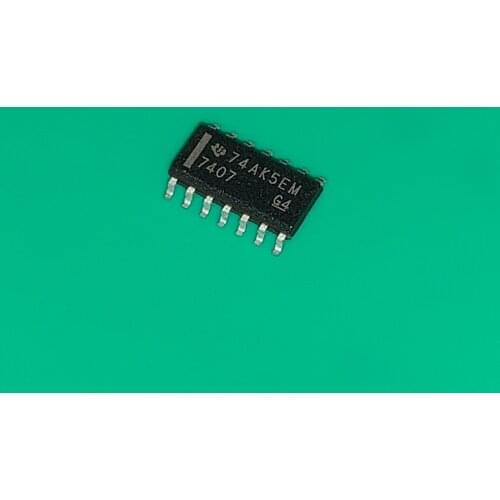 10pcs/lot SN7407DR SOP14 SN 7407 DR IC BUFF/DVR HEX NON-INV 14SOIC SN 7407D R