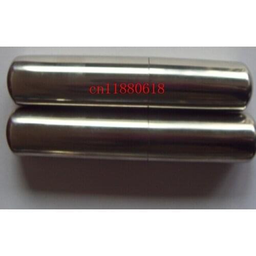 100pcs/lot Free Shipping Stainless steel polished Cigar tube Smoking pipes Cigar holder