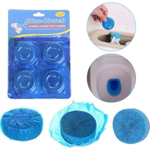 2/4Pcs Toilet Cleaner Ball Powerful Sterilize Automatic Flush Toilet Bowl Deodorizer For Bathroom WC Cleaning Artifact