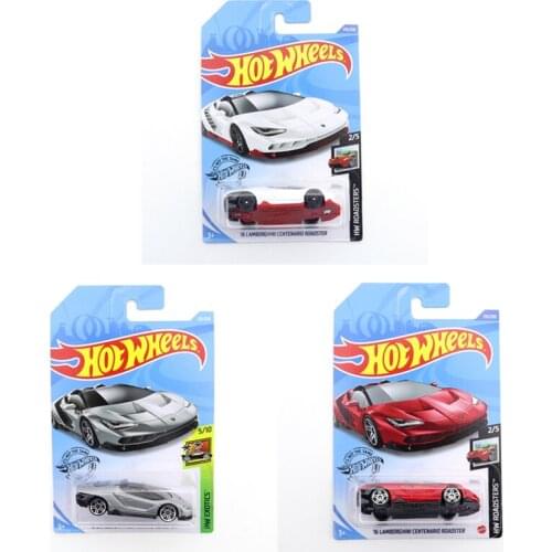 2020 Original Hot Wheels Mini Alloy Coupe 16 LAMBORGHINI CENTENARIO ROADSTER 1/64 Metal Diecast Model Car Kids Toys Gift
