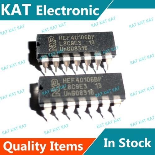 5PCS/Lot HEF40106BP Hex inverting Schmitt trigger