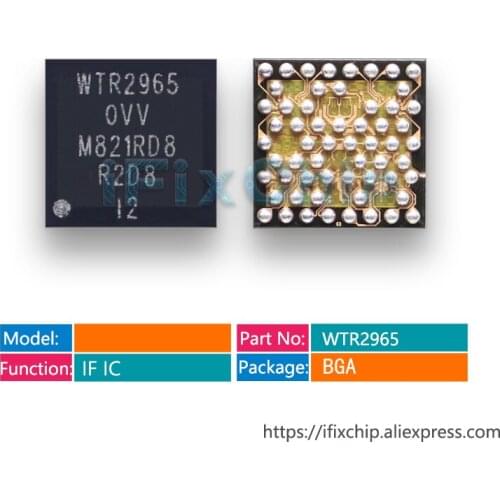 50pcs/lot WTR2965 For oppo R9s/xiaomi max/vivo x9i Intermediate Frequency IF IC Chip