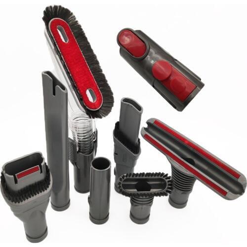 8pcs/lot cleaning brush tool Attachment Kit tool & adapter replacements for Dyson brush V7 V8 vacuum cleaner spare parts