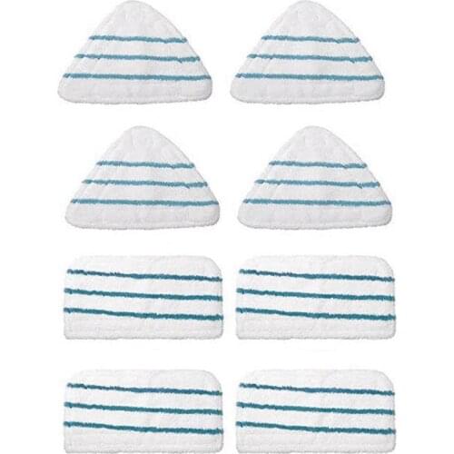 8 Pcs Steam Mop Clean Cloth Pads for Black+Decker Steam Mop FSM1610 1630 Washable & Reusable Replacement Mopping Cloth