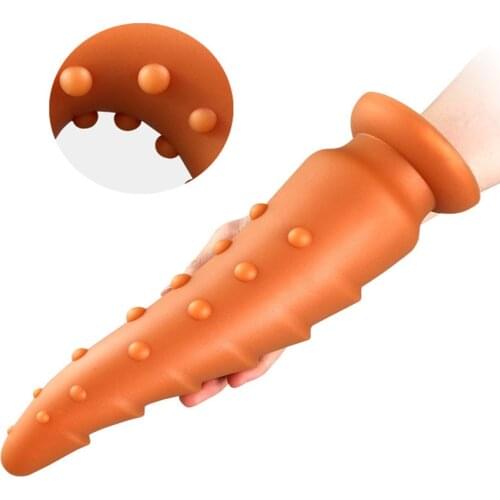 2021 Newest Anal Plug Dildo Sex Toys For Women Men Masturbators Anal Toys Soft Dildos Antenna Massage Vaginal Anal Big Butt Plug