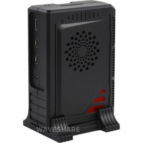 Spacecraft Style Case Fo Official Raspberry Pi 4 With Cooling Fan Separate Dock