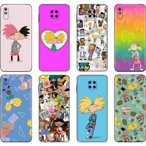 Black tpu Case For Xiaomi Redmi 7A 8 8A 9 9A 9C Case Redmi Note 8T 8 Pro T Note 9 9S 9 Pro Case Hey Arnold Special